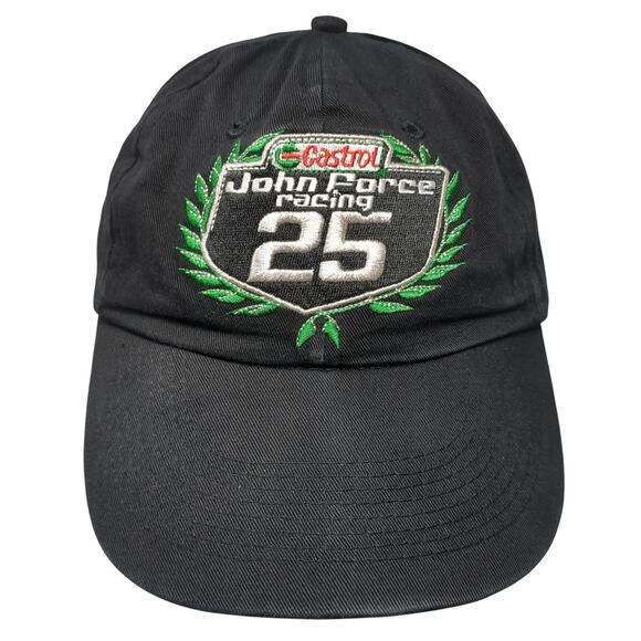 Castrol John Force Racing 25 Slideback Baseball Cap Black One Size Main Gate - Picture 1 of 9